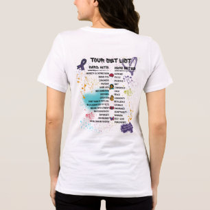 Team Cherokee Unbreakable Tour Damen-T-Shirt (Weiß Tri-Blend Shirt