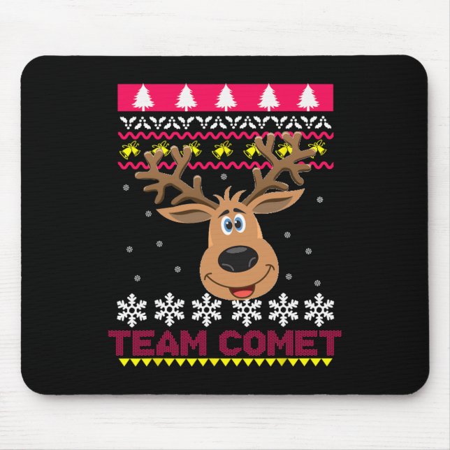 Team Comet Saint Ren hässlicher Cardigan  Mousepad (Vorne)