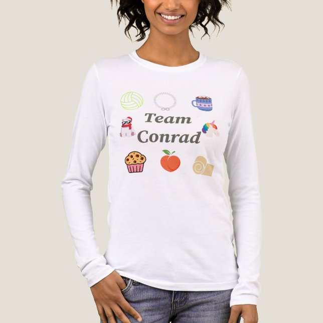 Team Conrad Der Sommer I wurde Hübsch Tri-Blend Shirt (Vorderseite)