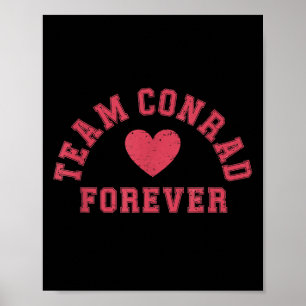 Team Conrad Retro Forever Vintag _1 Poster