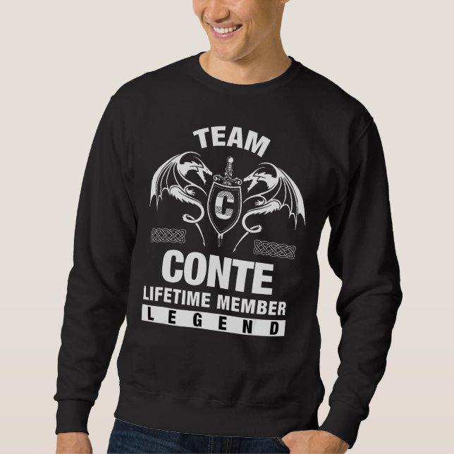 Team Conte Lifetime-Mitglied Sweatshirt (Vorderseite)