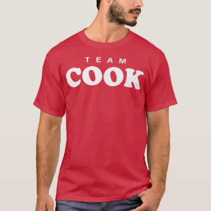 Team Cook Personalized Surname Bride Groom Family T-Shirt