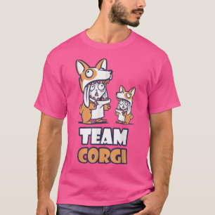Team Corgi Funny Bunnies Dog Kostüme  T-Shirt