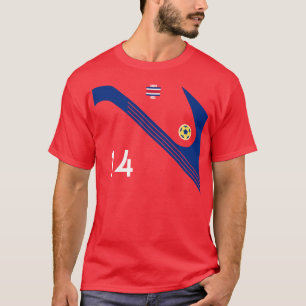 Team-Costa Rica-Fußball T-Shirt
