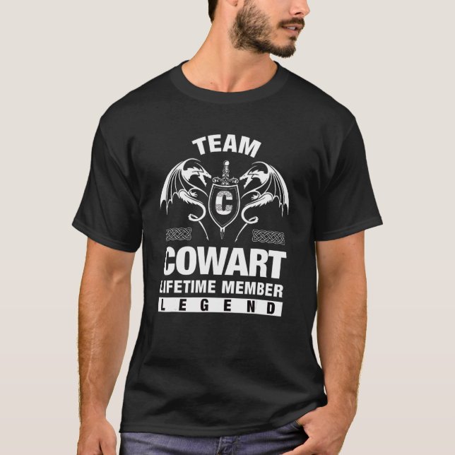 Team Cowart Lebenslanges Mitglied T-Shirt (Vorderseite)