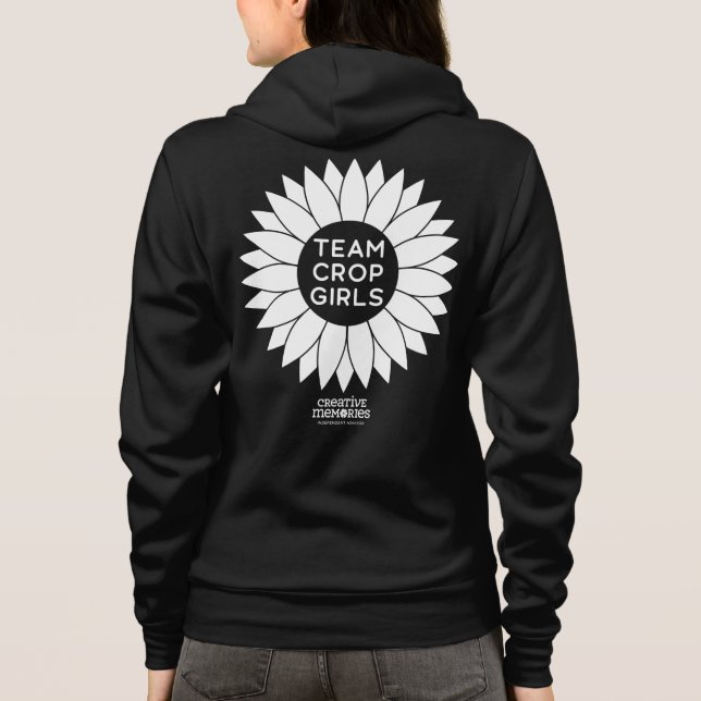 Team Crop Girls Hoodie (Rückseite)