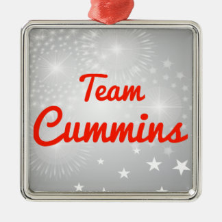 Team Cummins Silbernes Ornament