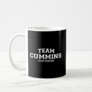Team Cummins stolz Familienname Nachname Kaffeetasse