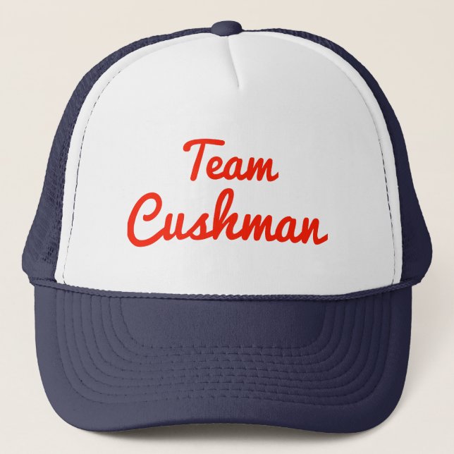 Team Cushman Truckerkappe (Vorderseite)