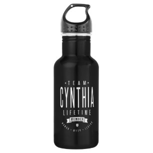 Team Cynthia Lifetime-Mitglied Edelstahlflasche