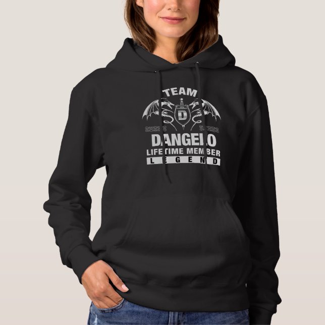 Team Dangelo Lifetime Mitglied Hoodie (Vorderseite)