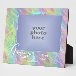 Team Danke für den Gymnastiktrainer Fotoplatte