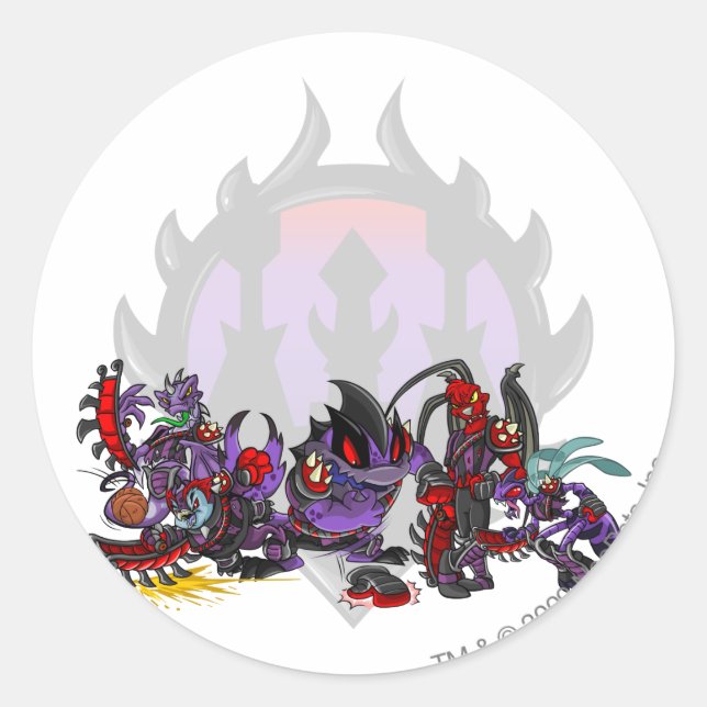 Team Darigan Citadel Group Runder Aufkleber (Vorderseite)