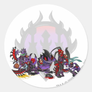 Team Darigan Zitadellen-Gruppe Runder Aufkleber