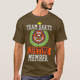 Team Darts Lifetime-Member für einen DART-Player T-Shirt