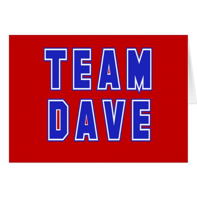 Team-Davet-shirts und -produkte (Vorderseite (Horizontal))