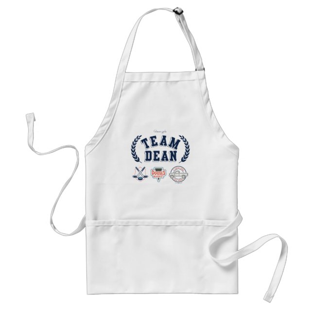 Team Dean Gilmore Girls Design Schürze (Vorne)