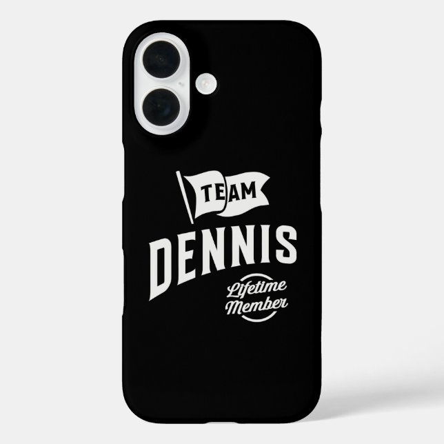 Team Dennis Lifetime-Mitglied Case-Mate iPhone Hülle (Rückseite)