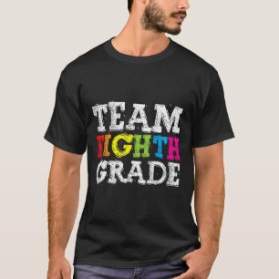 Team der achten Klasse begrüßt Byck zum ersten Sch T-Shirt