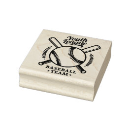 Team der Jugendliga Baseball Gummistempel