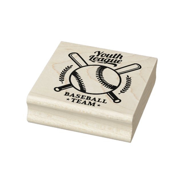 Team der Jugendliga Baseball Gummistempel (Stempel)