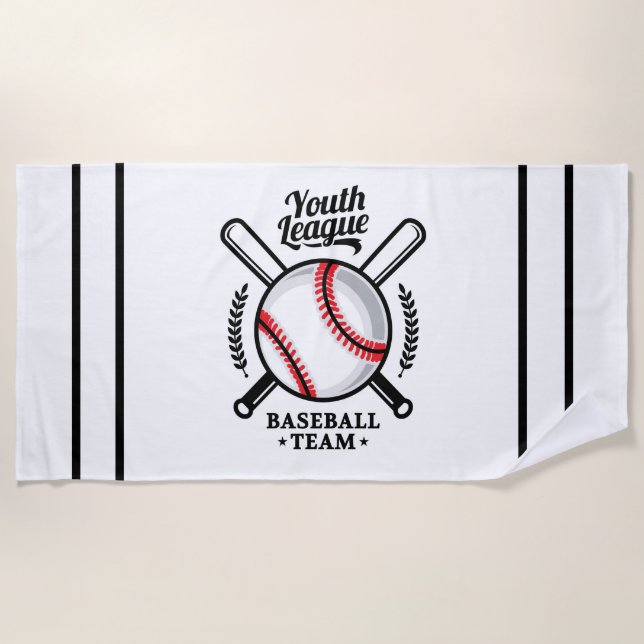 Team der Jugendliga Baseball Strandtuch (Vorderseite)