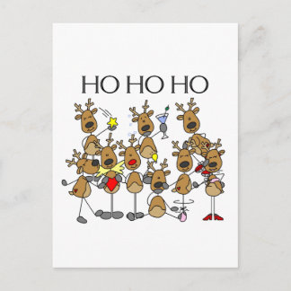 Team der Reindeer-Tshirts und Geschenke Feiertagspostkarte