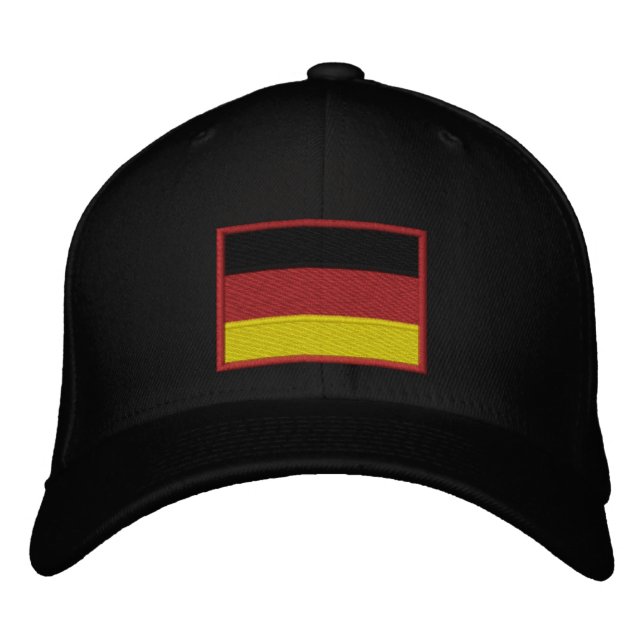 Team Deutschland German Sports Bestickte Baseballkappe (Vorderseite)