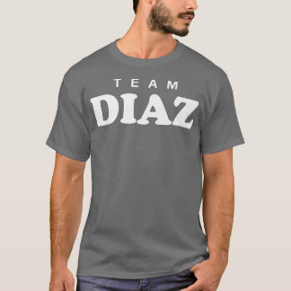 Team Diaz Personalisierte Nachname Brauerei Famili T-Shirt