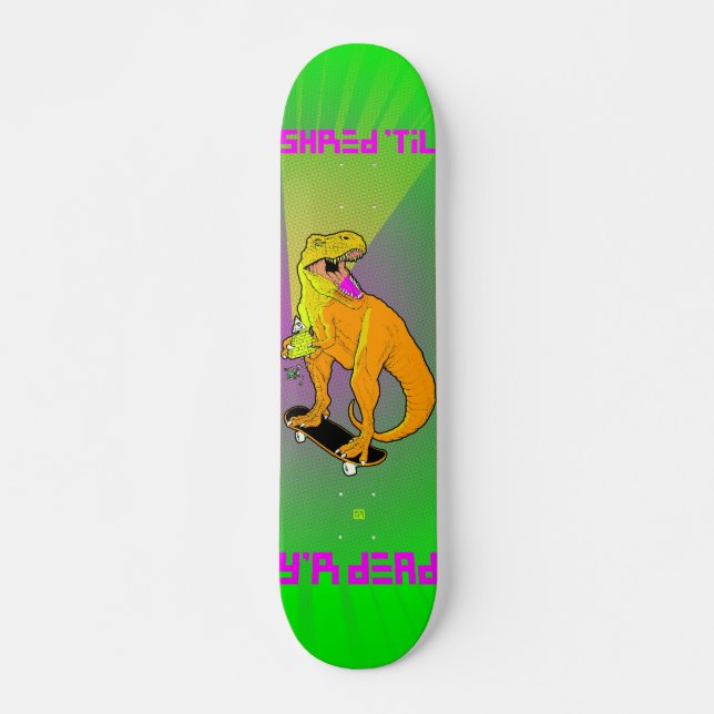 Team Dinosaur I - Mini Skateboard (Vorne)