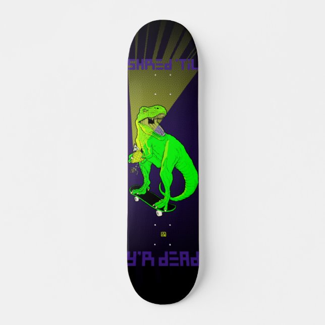Team Dinosaur I - Mini Skateboard (Vorne)