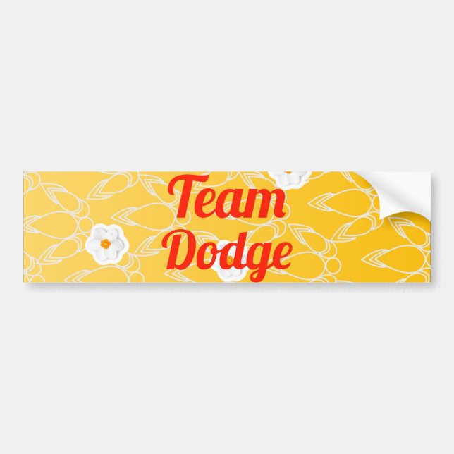 Team-Dodge Autoaufkleber (Vorne)