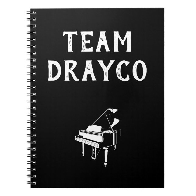 Team Drayco Spiral Bound Notebook Notizblock (Vorderseite)