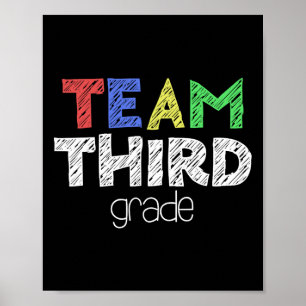 Team dritte Klasse 3. Klasse Byck Zur Schule  Poster