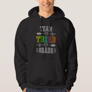 Team dritte Klasse Zurück zur Schule Lehrer der Hoodie