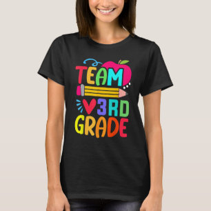 Team Dritte Stufe Stift zurück zum Schullehrer T-Shirt