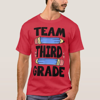 Team Dritter Grad Funny 3. Zurück zur Schule Lehre T-Shirt