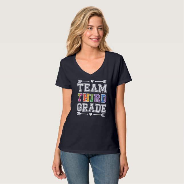 Team Dritter Grad T-Shirt (Vorderseite Vollansicht)