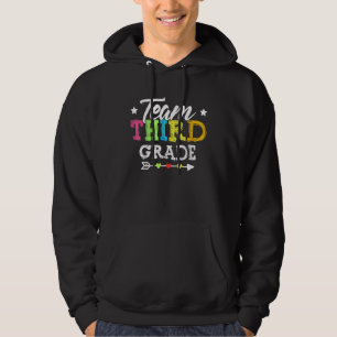 Team Dritter Lehrer Student zurück zur Schule Hoodie