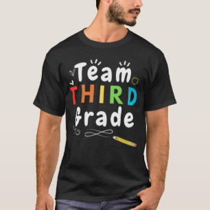 Team Dritter Lehrer Student zurück zur Schule T-Shirt