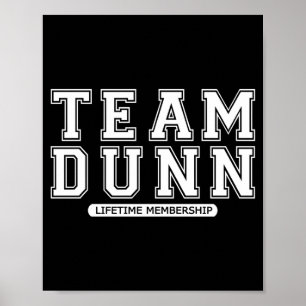 Team Dunn Familienname Familientreffen Crewmitglie Poster