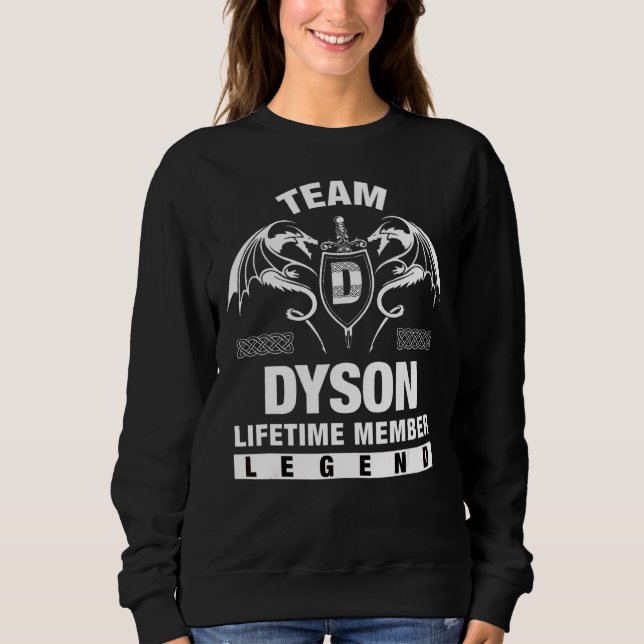 Team Dyson Lifetime-Mitglied Sweatshirt (Vorderseite)