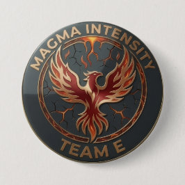 Team E – MAGMA INTENSITY Emblem | Feurige Führungs Button