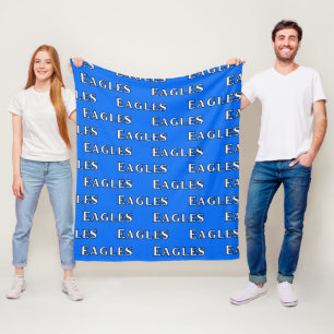 Team Eagles Blue Fleecedecke