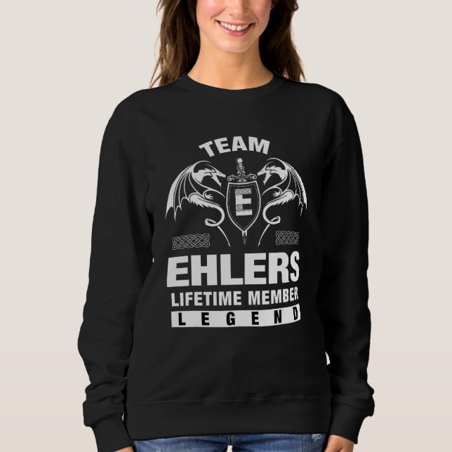 Team Ehlers Lebenslanges Mitglied Sweatshirt (Vorderseite)