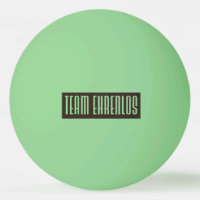 Team Ehrenlos Glow in the Dark Tischtennisball
