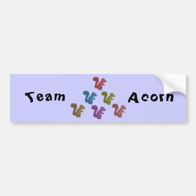 Team-Eichel Autoaufkleber (Vorne)