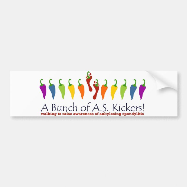 Team ein Bündel von A.S. Kickers! Autoaufkleber (Vorne)