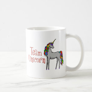 Team-Einhorn-Regenbogen Kaffeetasse