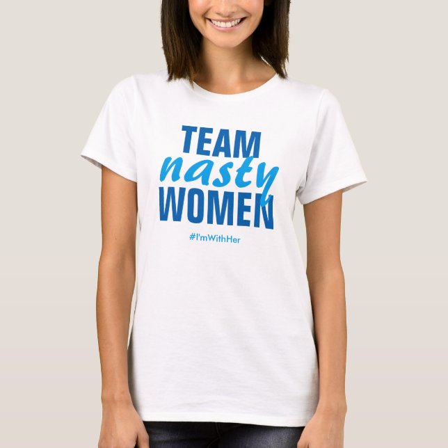 "Team Eklig Women" Crew Neck T-Shirt (Vorderseite)